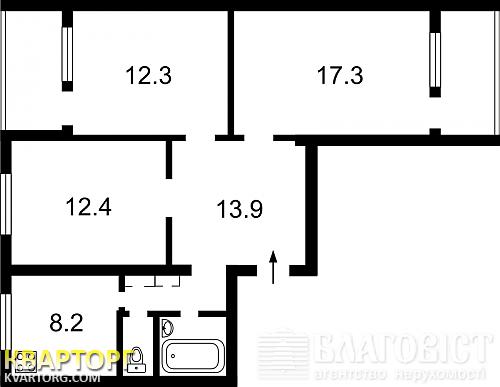 Sell 3-room apartment. Киев,  Депутатская — photo 4