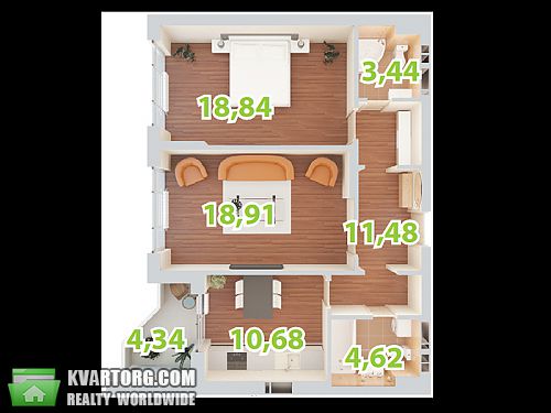Sell 2-room apartment. Киев, Танковая — photo 4