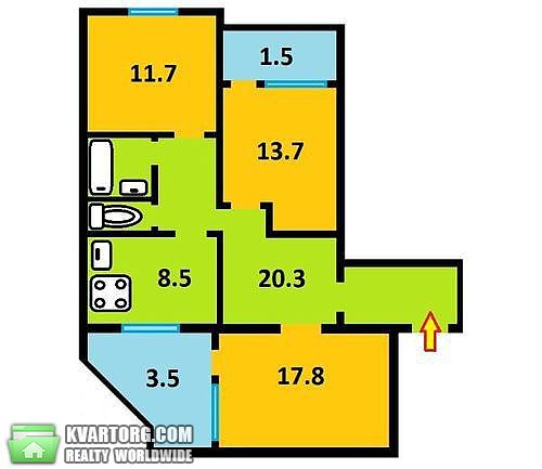 Sell 3-room apartment. Киев, Иорданская — photo 10