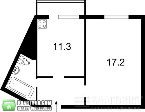 Sell 1-room apartment. Киев, Урловская — photo 2