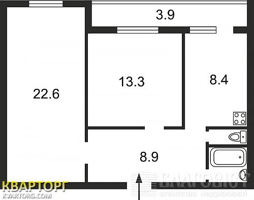 Sell 2-room apartment. Киев, Дарницкий бул — photo 10