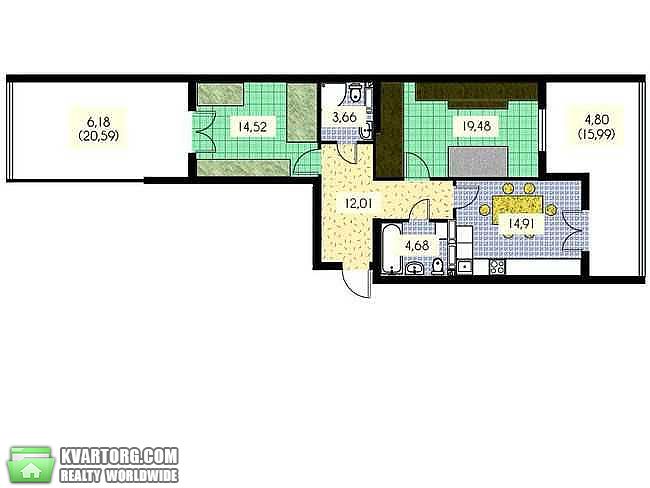 Sell 2-room apartment. Вышгород, Набережная — photo 2