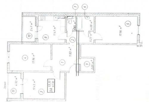 Sell 3-room apartment. Киев, Науки просп. — photo 3