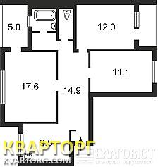 Sell 3-room apartment. Киев, Борщаговская — photo 6