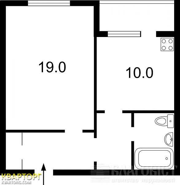 Sell 1-room apartment. Киев,  Григоренко пр — photo 2