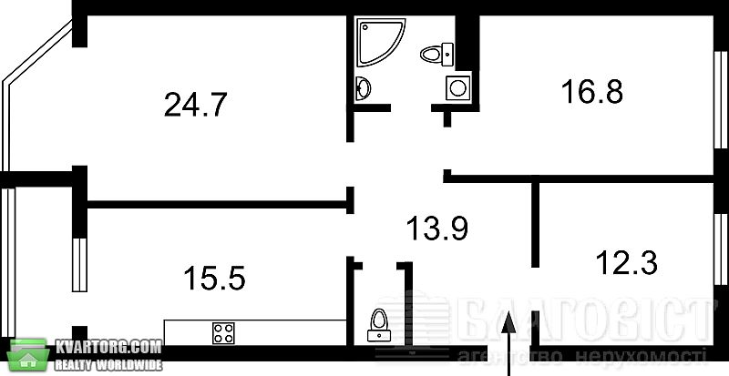 Sell 3-room apartment. Киев, Ломоносова — photo 8