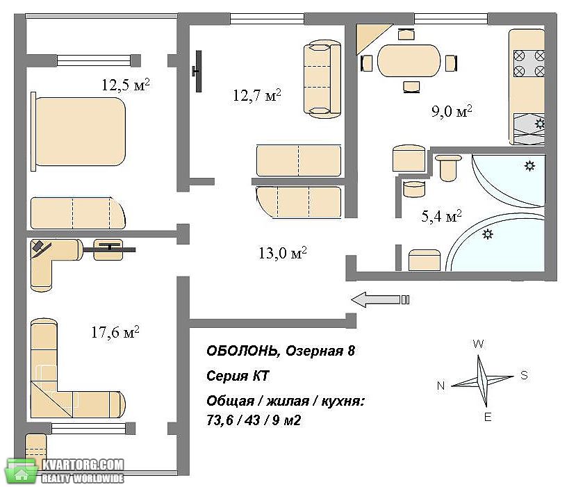 Sell 3-room apartment. Киев, Озерная Оболонь ХОЗЯИН — photo 10