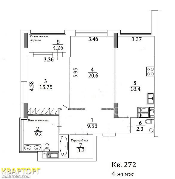 Sell 2-room apartment. Киев, Драгомирова — photo 4