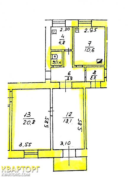 Sell 2-room apartment. Одесса, Пастера — photo 1
