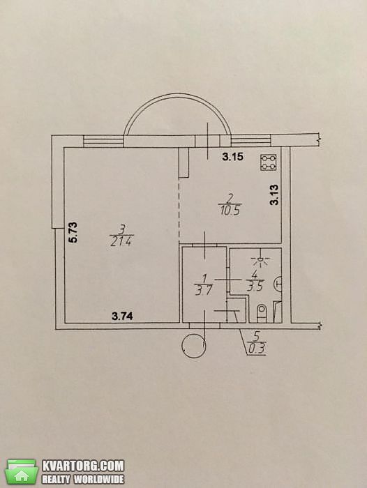 Sell 1-room apartment. Киев,  Феодосийский пер — photo 8