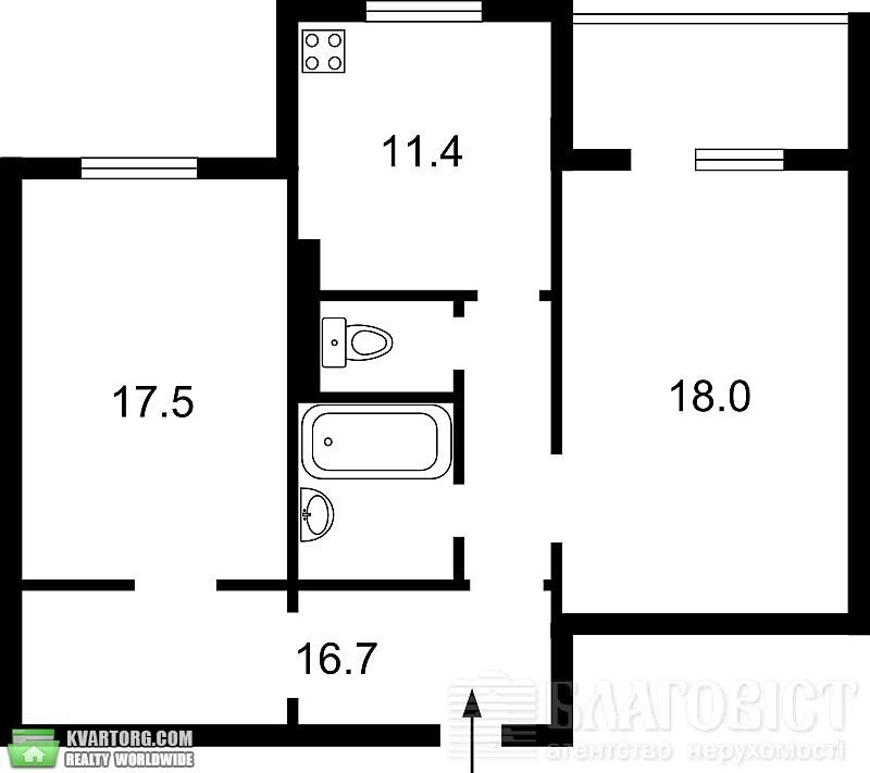 Sell 2-room apartment. Киев, Григория Ващенко — photo 6