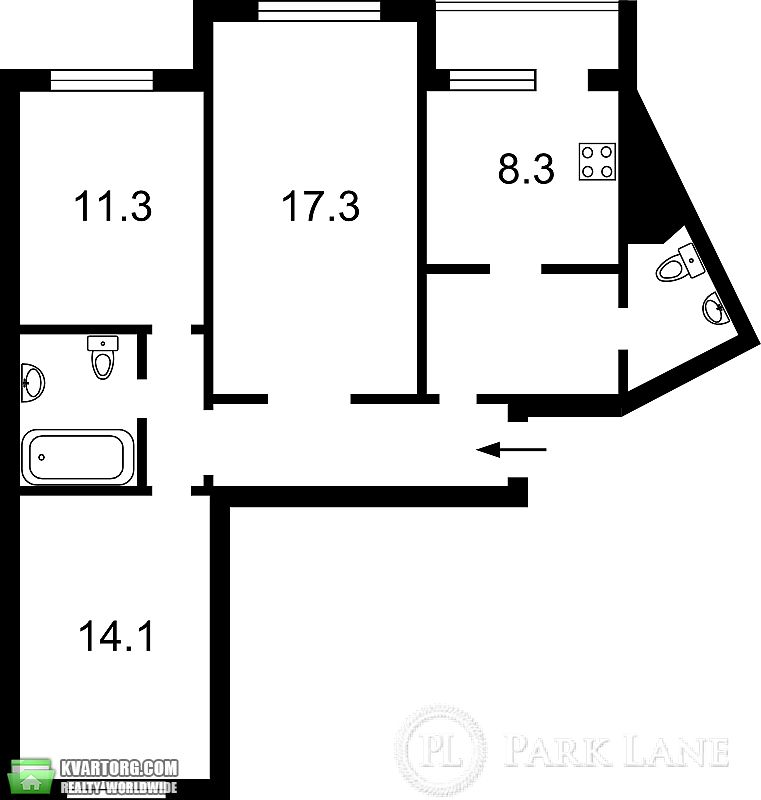 Sell 3-room apartment. Киев,  Чавдар — photo 4