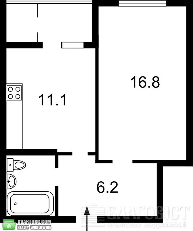 Sell 1-room apartment. Киев,  Воскресенская — photo 2
