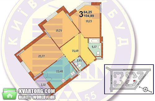 Sell 3-room apartment. Киев, Анри Барбюса ул., — photo 1