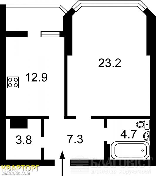 Sell 1-room apartment. Киев,  Чавдар Елезавета — photo 4