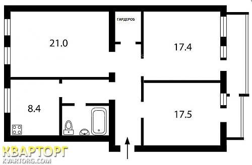 Sell 3-room apartment. Киев, Тарасовская — photo 10