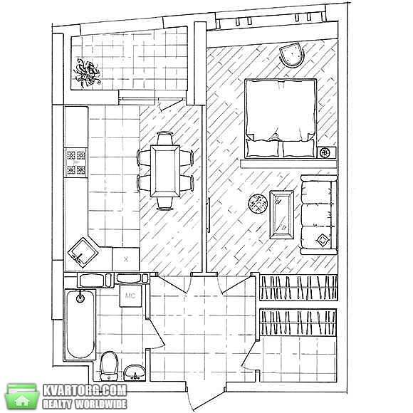 Sell 1-room apartment. Киев,  Жмаченко — photo 2