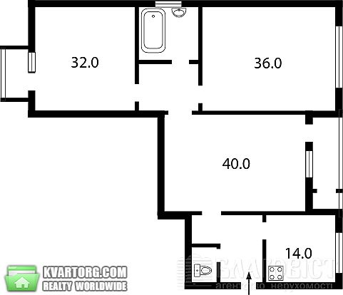 Sell 3-room apartment. Киев, Щорса — photo 1