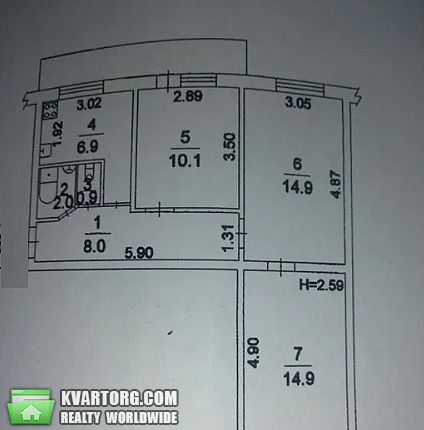 Sell 3-room apartment. Киев, Ушакова — photo 9