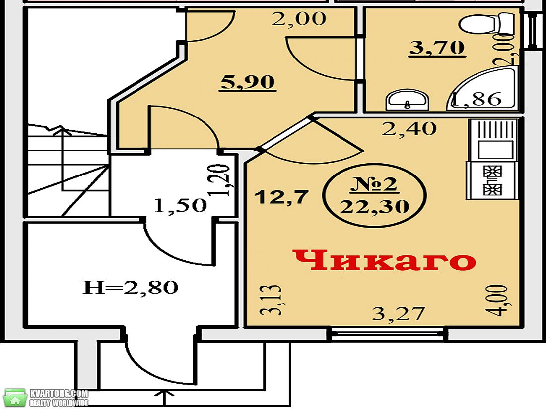 Sell 1-room apartment. Киев,  Хмельницкая — photo 1