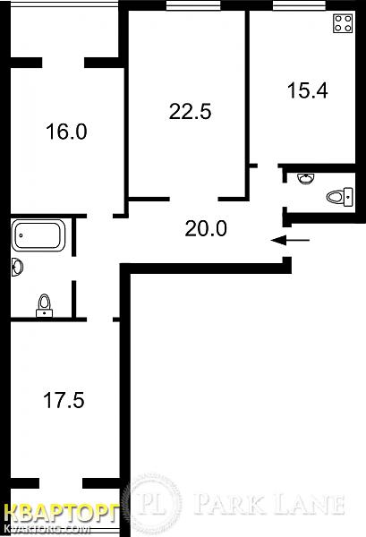 Sell 3-room apartment. Киев,  Эрнста — photo 3