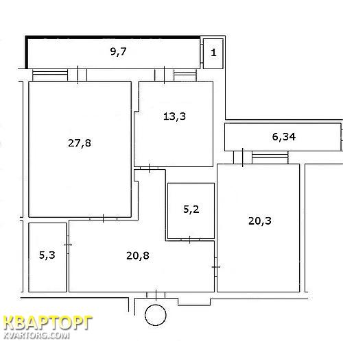 Sell 2-room apartment. Киев,  Срибнокильская — photo 7