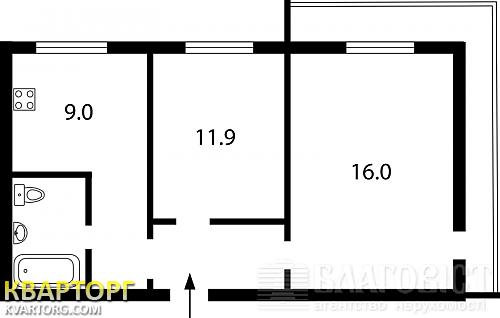 Sell 2-room apartment. Киев, Братиславская — photo 10