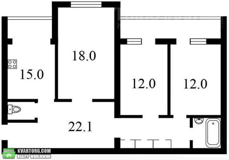 Sell 3-room apartment. Киев,  Героев Сталинграда пр — photo 7