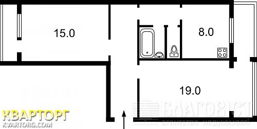 Sell 2-room apartment. Киев, Лунвчарского — photo 2