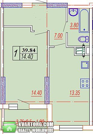 Sell 1-room apartment. Одесса,  Новаторов — photo 3
