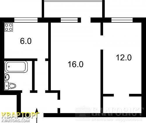 Sell 2-room apartment. Киев, ул. Леонида Первомайского — photo 3