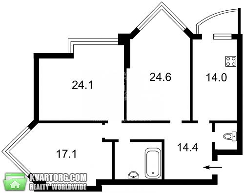 Sell 3-room apartment. Киев,  Воровского — photo 6