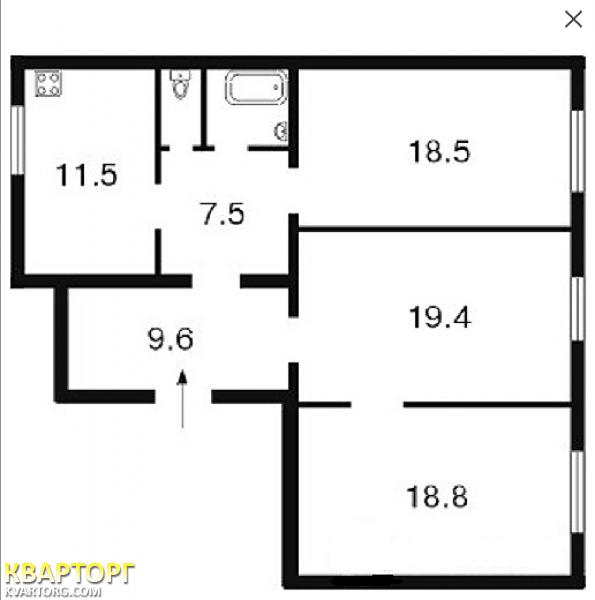 Sell 3-room apartment. Киев,  Автозаводская — photo 2