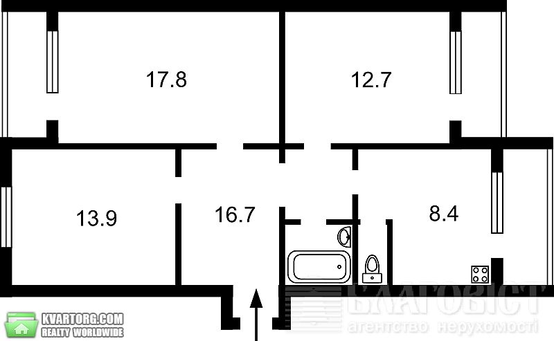 Sell 3-room apartment. Киев,  Бажана — photo 2