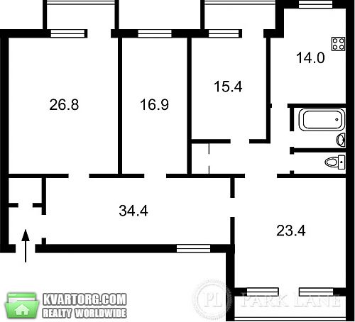 Sell 4-room apartment. Киев, Леси Украинки бул — photo 4
