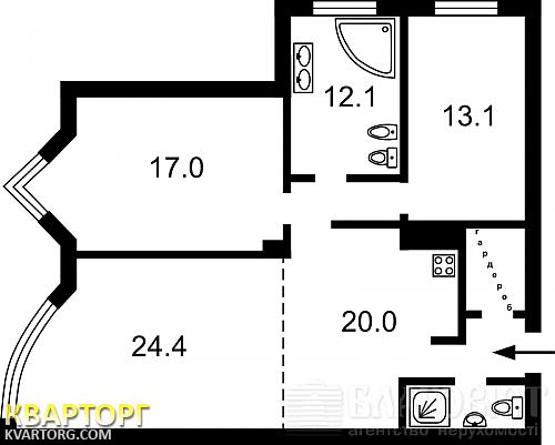 Sell 3-room apartment. Киев,  Палладина пр — photo 9