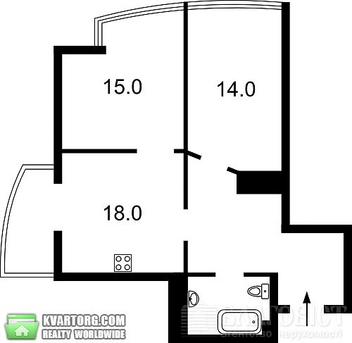 Sell 2-room apartment. Киев, Шумского — photo 1