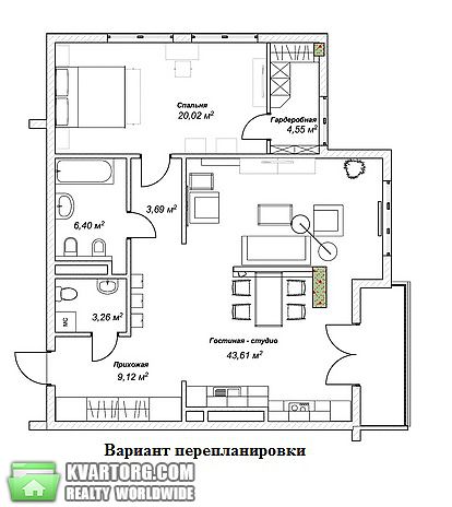 продам 2-комнатную квартиру. Киев,   Саксаганского - фото 3