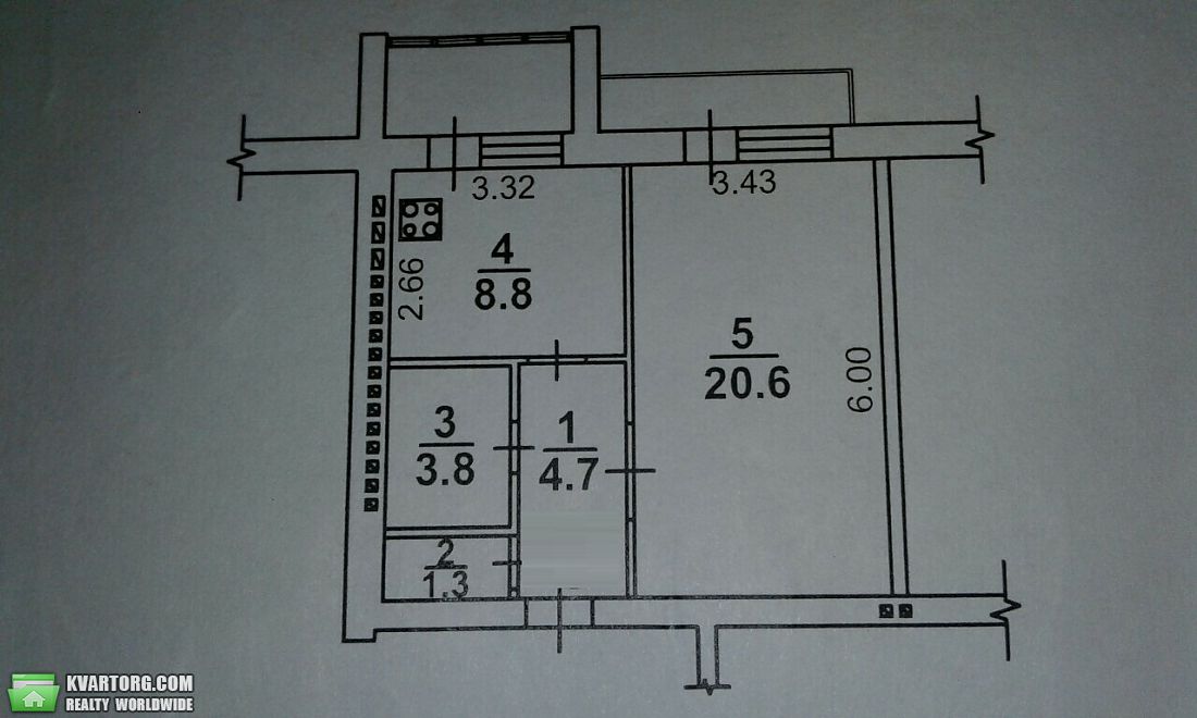 Sell 1-room apartment. Киев,  Бестужева — photo 8