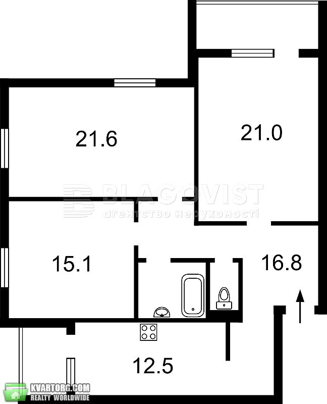Rent out 3-room apartment. Киев,  Дарницкий бул — photo 7