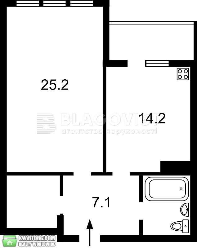 Rent out 1-room apartment. Киев,  Голосеевская — photo 5