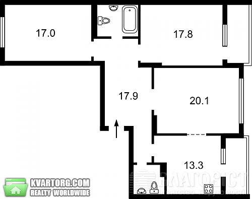 Sell 3-room apartment. Киев, Танковая — photo 10