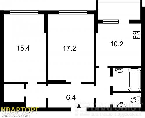 Sell 2-room apartment. Киев,  Закревского — photo 2