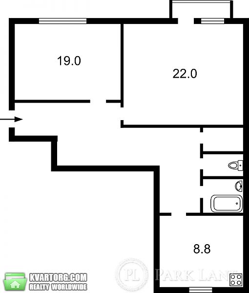 Sell 2-room apartment. Киев, Леси Украинки бул — photo 2