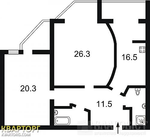Sell 2-room apartment. Киев, Ломаносова — photo 2