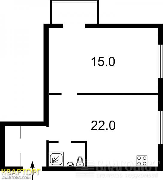 Sell 2-room apartment. Киев,  Кутузова пер — photo 2