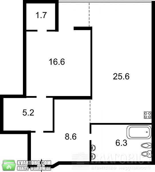 Sell 2-room apartment. Киев, Щорса — photo 9