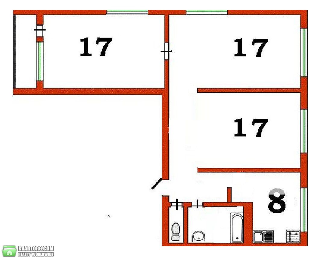 Sell 3-room apartment. Киев,  Зодчих — photo 6