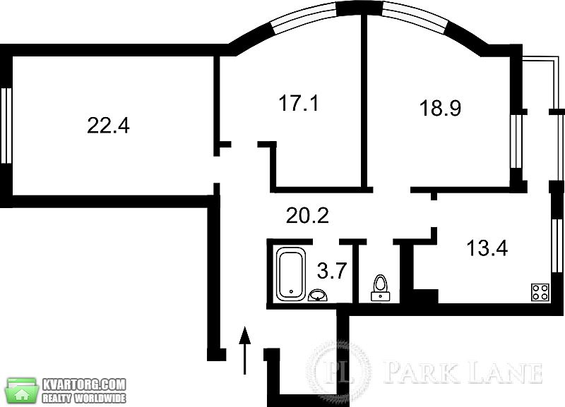 Sell 3-room apartment. Киев, Анны Ахматовой — photo 2