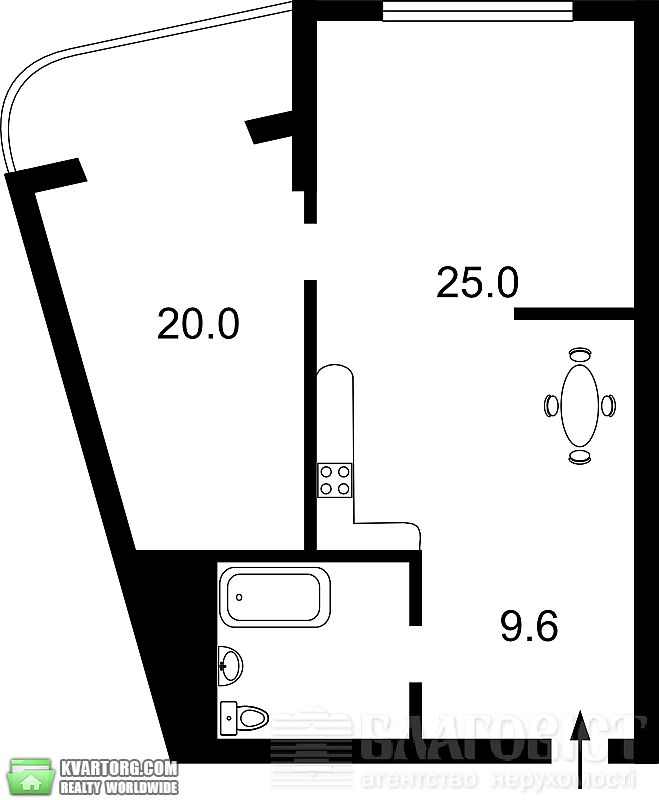Sell 1-room apartment. Киев,  Героев Сталинграда пр — photo 4